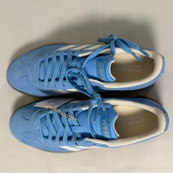 adidas VL Court 2.0 Blue Suede Sneakers Men’s 8 NWT - Picture 9 of 9